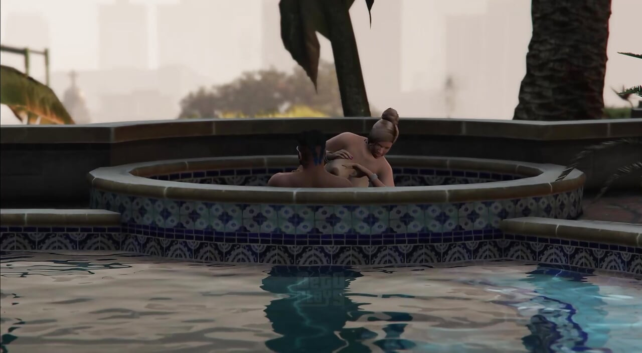 GTA V Franklin and Amanda - Inside Michael's Private Bedroom (Part 5)
