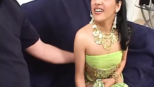 Asian pussy in action cum on tits
