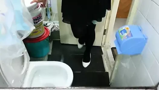 Pump porn video – White Patent Pumps with Black Pantyhose Teaser 13
