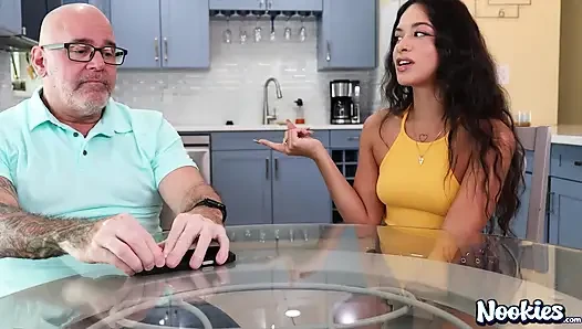 Luxe La Fox Begs for Stepmom's BF's Big Cock Ride