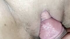 Esposa marroquí obtiene una polla dura en su gran vagina