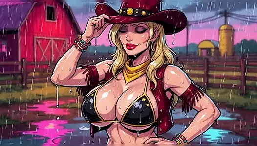 Animasi Gadis Petani Seksi