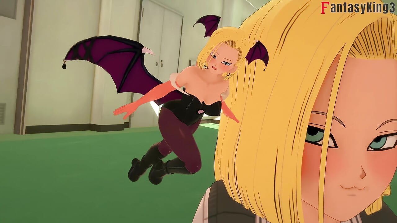 Android 18 suka videl lagi asik nonton gohan ngentotnya - dragonball zex series