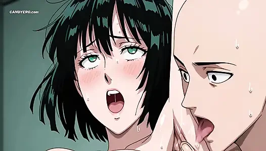 Saitama hämmerte Fubuki härter als jedes monster - und sie liebte jeden zoll (AI generiert)