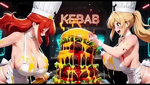 Funny Cook Video, Ai Animation