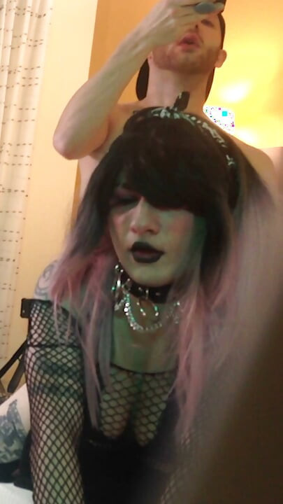 Knullar Goth Crossdresser Jade Madison - Kollektion 6