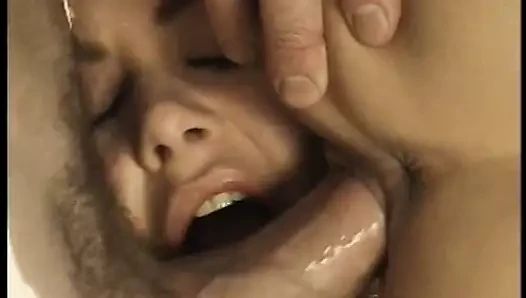 Two hungry chicks catch lonely man for anal pumping