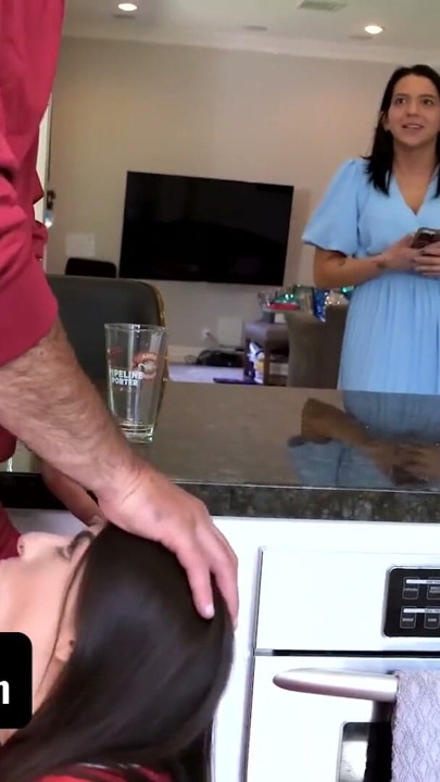 Wifey Convinces Her Husband To Give Their Stepdaughter One More Chance At Sucking His Long Cock | Clip 1