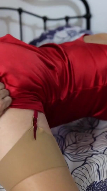Must-share moment from "2383Eo(01) - French Amateur, Clothed Sex, Satin Lingerie, Tight Satin Dress, Rimming, Deepthroat,"