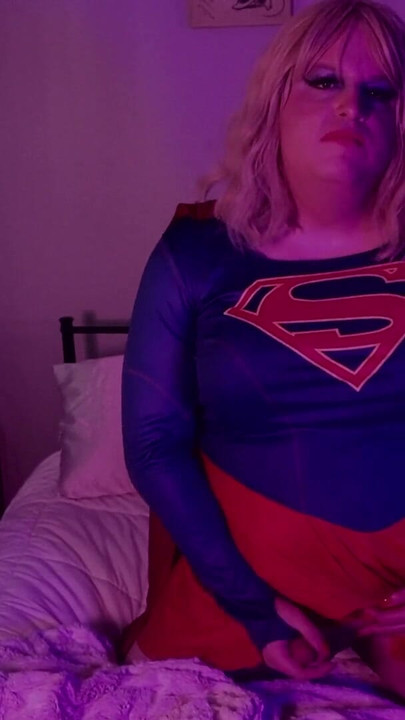 Must-share moment from "Sissy Supergirl Talks Dirty While Playing With Herself"