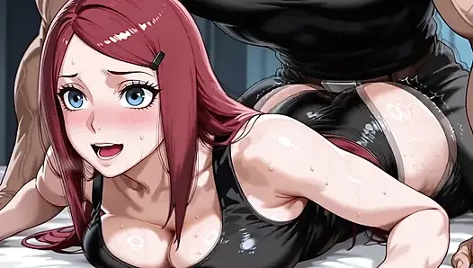 Yujiro (Baki) x Kushina (Naruto)