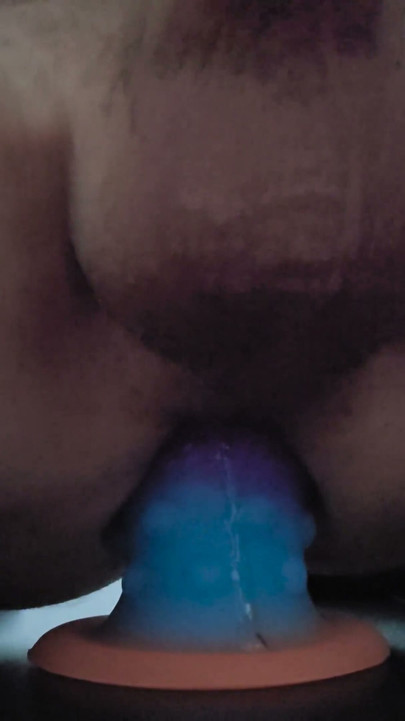 Huge Colorful Butt Plug & Stroking Extreme Stretching and Hot Masturbation!