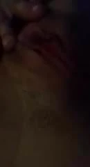 Rubbing pussy