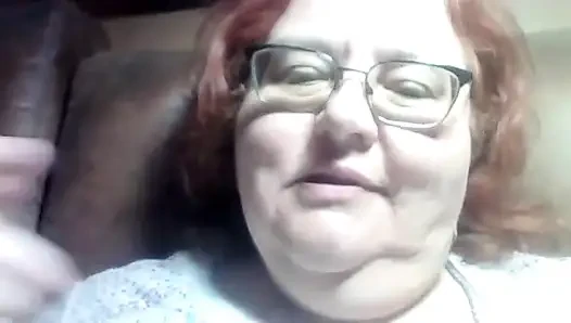 BBW gibt Ihnen Nahaufnahme ihrer nake Lippen und mund küssen und lecken ihre Lippen für sie, ein angeforderter Clip!