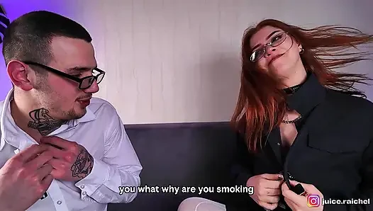 That sly nerd didn't do my homework, but he sure gave me a good fuck