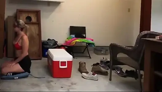 Wife's First at Home Gloryhole with a Local Fan