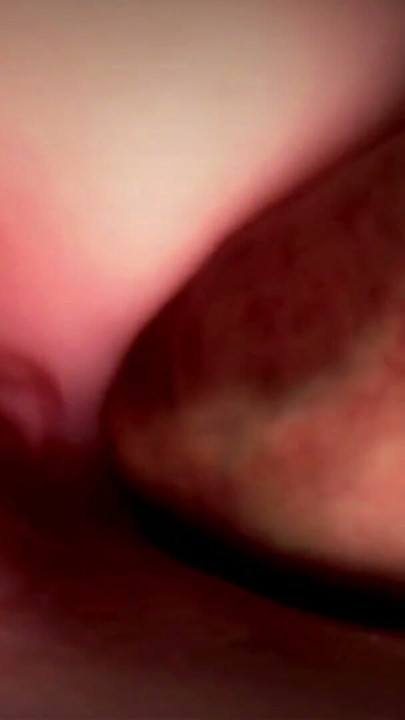 very close-up cock enters my secretary wet holes | Clip 1
