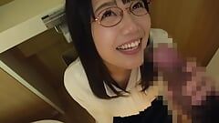 Part.1 Japanese Super Big Boobs Young Girl. She Has Been Away From Sex for a Long Time. 019