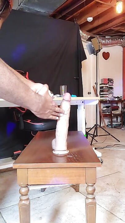 Giant Dildoes Fucking Hairy Holed Football Playing Stripper