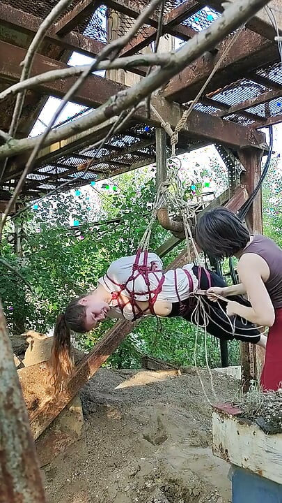 Shibari Princess Goes Outside