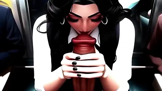 Surprise Titty Inspection On The Subway