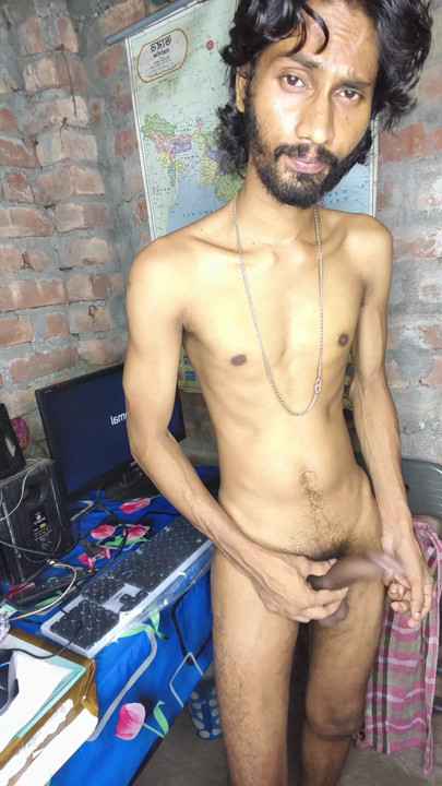 Empty room and me naked