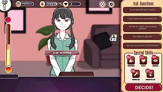 Секс-игра возбужденного вербовщика [часть 02] Обнаженный мод [18+] обнаженная игра / секс-игра