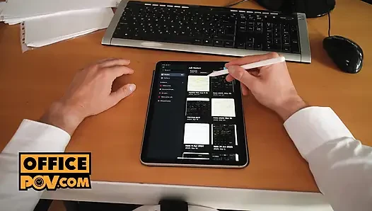 Aksi hot lega tante seksi milan cheek dan milena ray yang lagi asik muasin memeknya di kantor