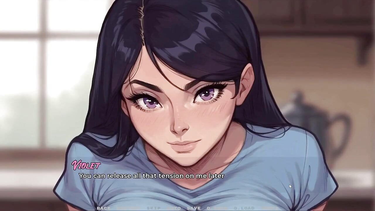 Pacar Baru Saya Tabu Hentai Game Ep.48 Dikejutkan oleh ayah tiri saya di dapur bersama ibu tiri dan pacar saya!
