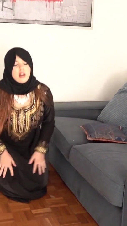 Powerful moment from "Hot Muslim Teen masturbates and gives Blowjob to Brother"