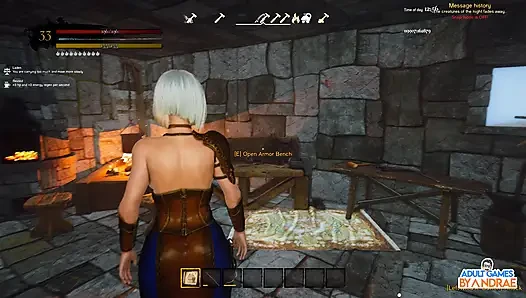 Ep11: Stonehouse Upgrades: Room/bath and Bronze Weapon Crafting in Wicked Island