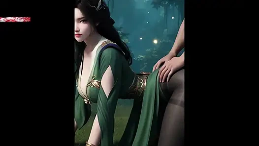 Sanal baştan çıkarma: 3 boyutlu kıvrımlar tanrıçası- 3d animasyon hentai