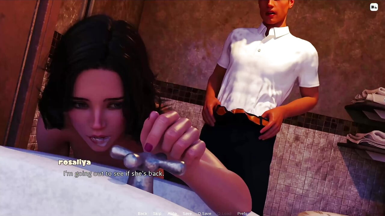 Bright Lord Part 12 Stepsis Emily Blowjob in the Motel Bathroom
