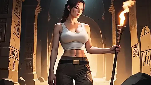 Lara Croft in Search of the Best Penis in an Ai Adaptation