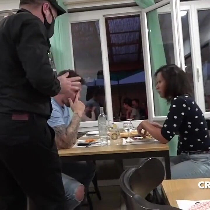 Straight fucked  by straight in restaurant