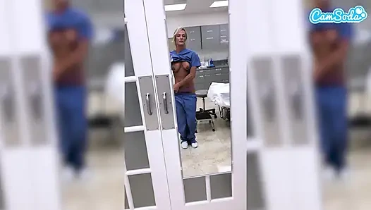 Fit MILF Nurse Gets Fired for Masturbating in the Hospital