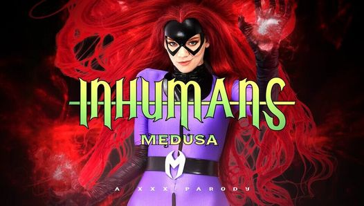 Erin Everheart como medusa, rainha dos desumanos se tornou femme fatale vr pornô