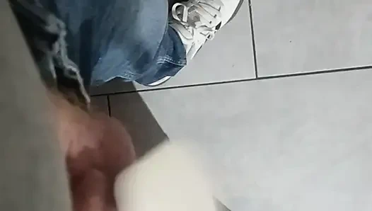 Cock and Balls beat with spatula  hard