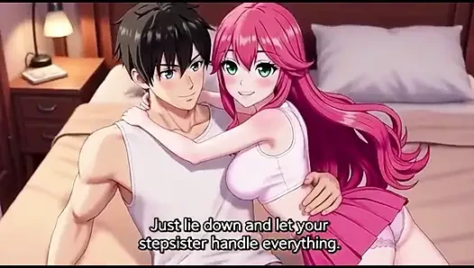 Taboo Stepsister Helps Stepbrother Relieve Stress
