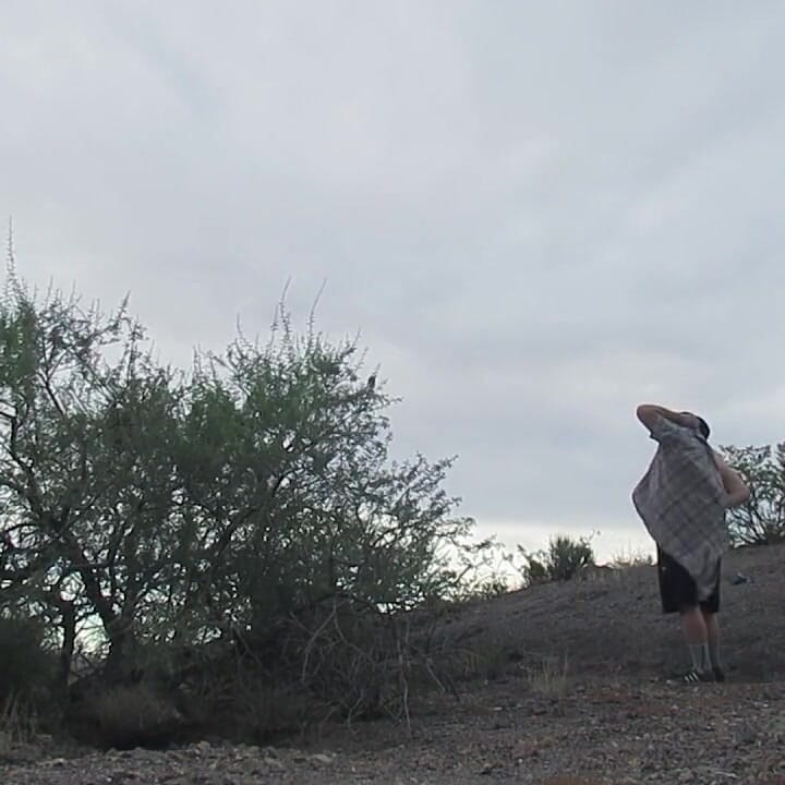 Jerking off Outside After Visiting a Friend