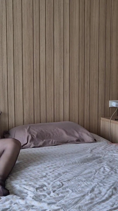 Iconic moment from "Caught on Masturbating Step Sister. My stepsister seduced me. Masturbation in pantyhose, tights fetish"