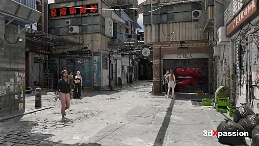 Chinatown seksi kız sert sikiliyor ve gitmenizi istemiyor