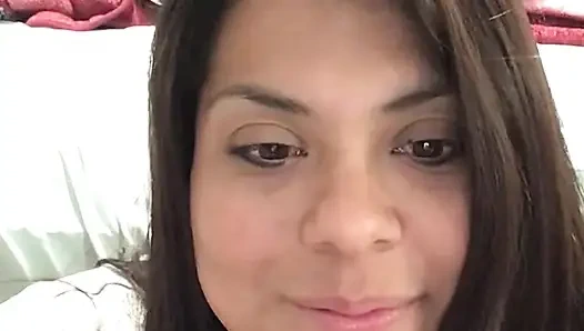 Horny Spanish BBW Slut on her knees pleads for attention from BBC Owner