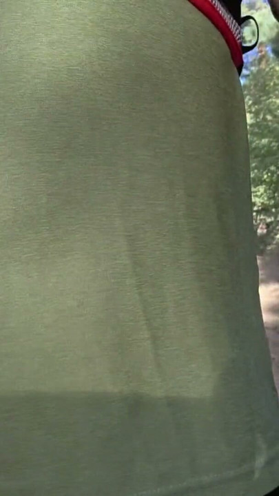Public lycra bulge outdoor | Clip 1