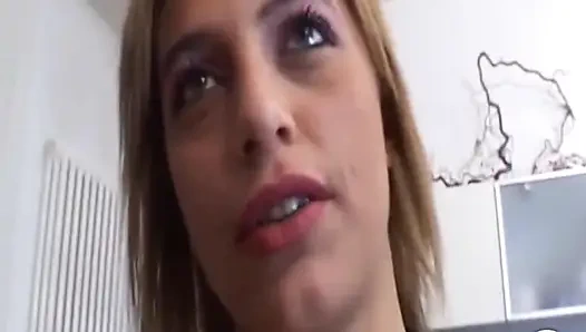 This Slut in Fishnets Loves to Take It in the Ass