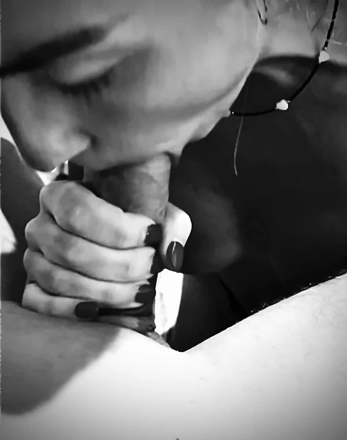 Blowjob after work
