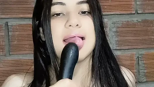 Face of an Indian girl while being fucked from behind
