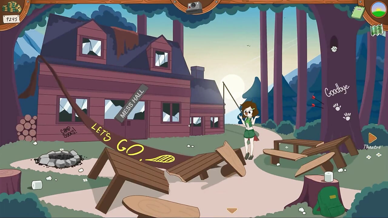 Camp Mourning Wood - část 10 - Sexy královna v róbách od Loveskysanhentai
