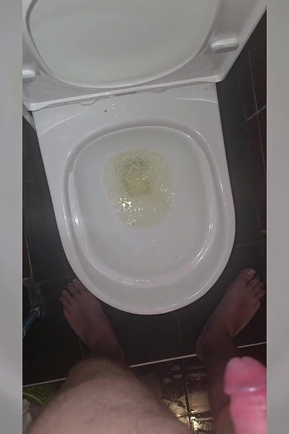Jimbob Pissing in Toilet
