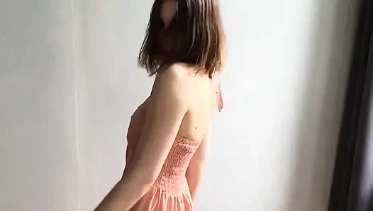 Babe Moans Sexually During Blowjob and Fucks Herself by Dildo